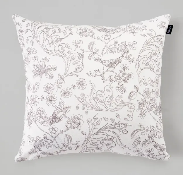 Cojin Est Aves 50×50 Crudo Fabrics