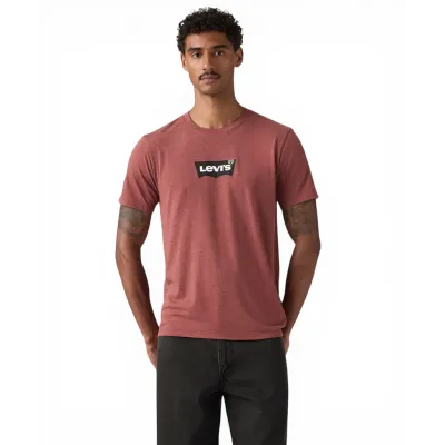 Polera Hombre Graphic Crewneck Burdeo Levis