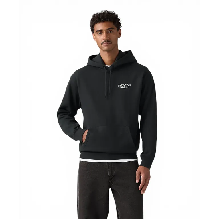 Poleron Hombre Relaxed Graphic Wordls Levis