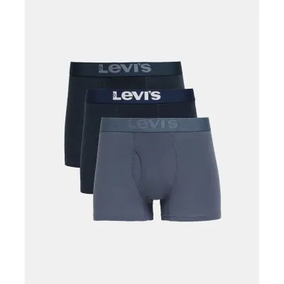 Boxer Hombre Algodon Brief 3 Pack Azul Levis