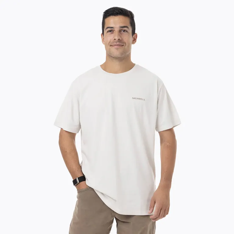 Polera Hombre Lifestyle Sapais Beige Merrell