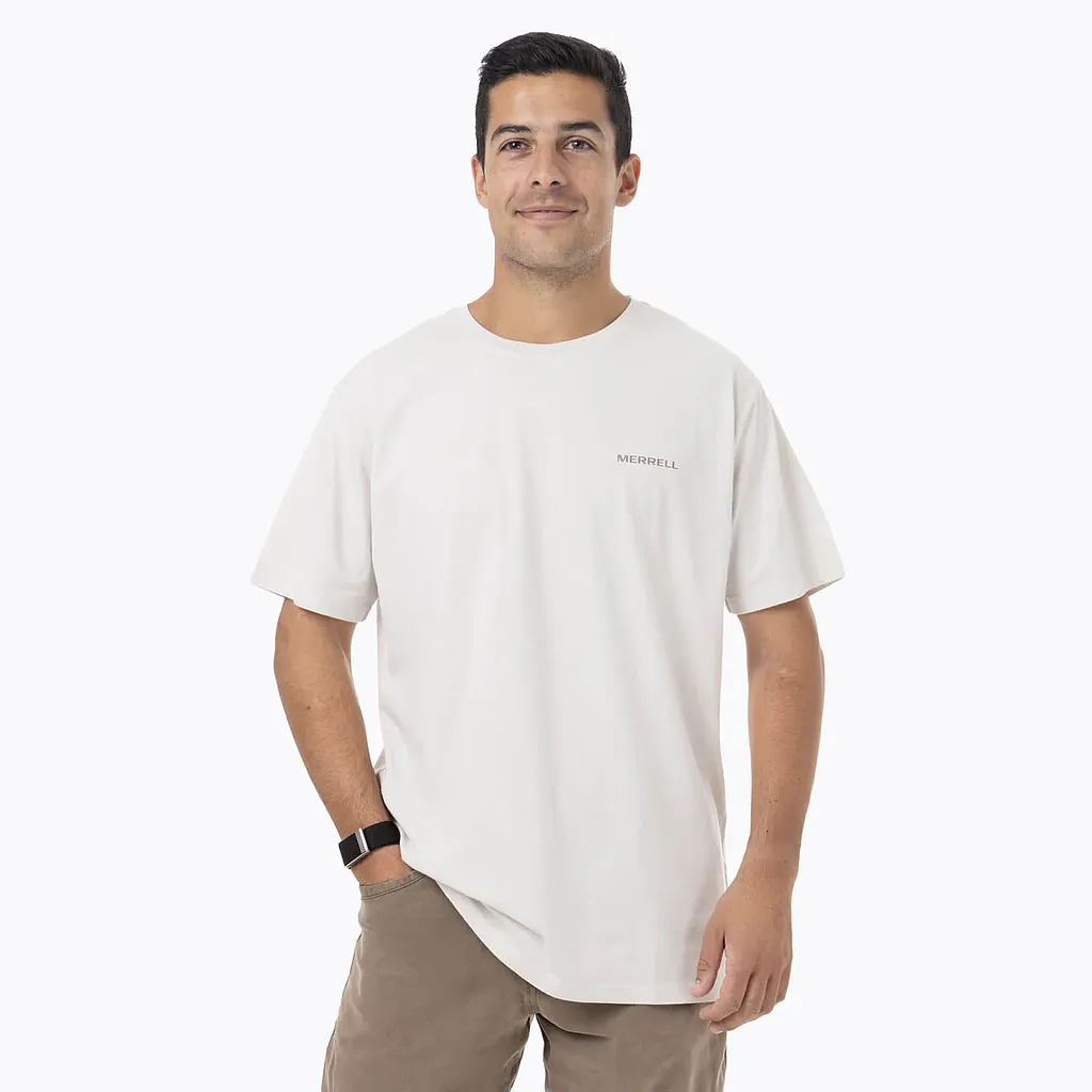 Polera Hombre Lifestyle Sapais Beige Merrell