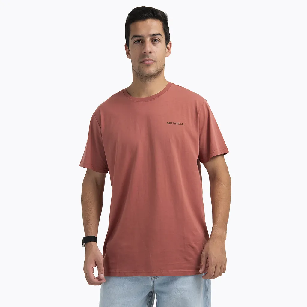 Polera Hombre Sapais Lifestyle Rojo Merrell