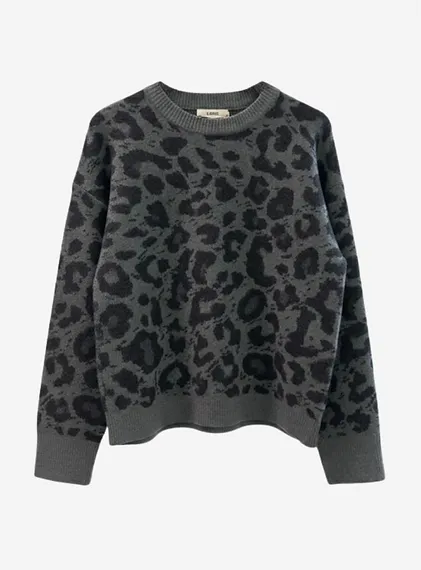 Chaleco Mujer Regular Fit Leopard Gris Il Gioco