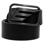 Cinturón Mujer Hebilla Logo Negro Ellus