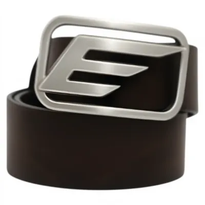 Cinturon Mujer Hebilla Grande Cafe Ellus