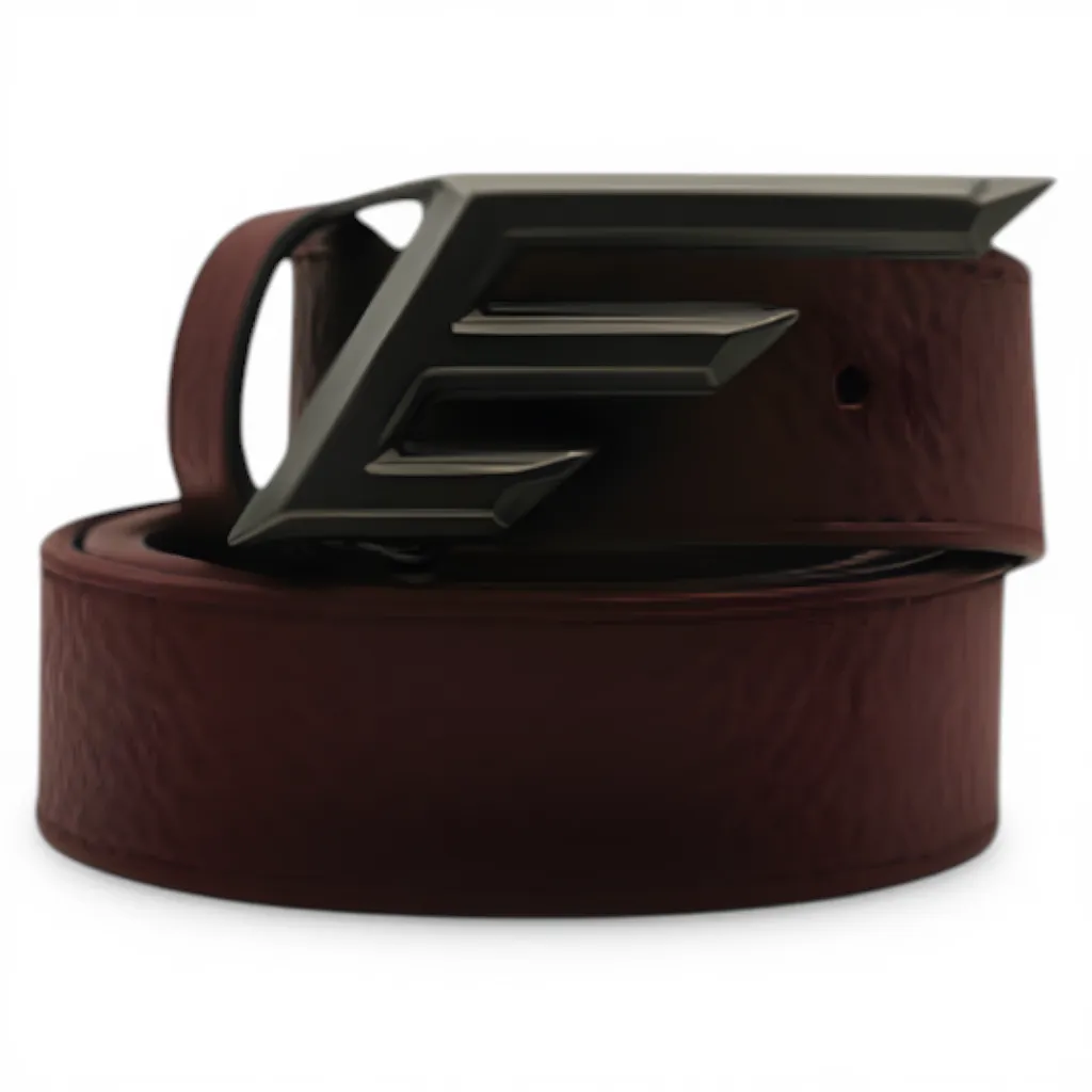 Cinturón Mujer Hebilla Logo Café Ellus