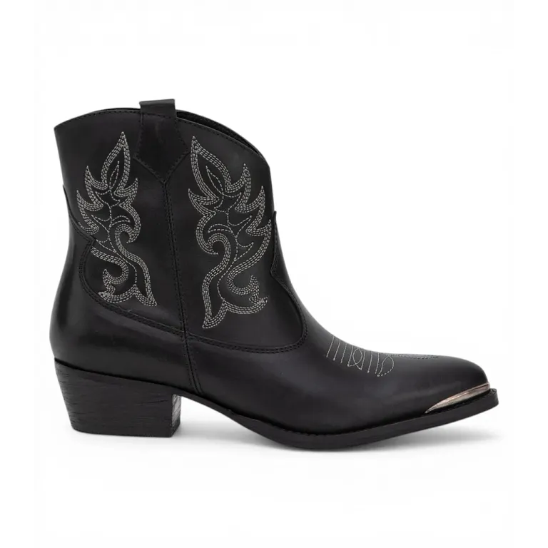 Botin Mujer Ashley Napa Negro Gacel
