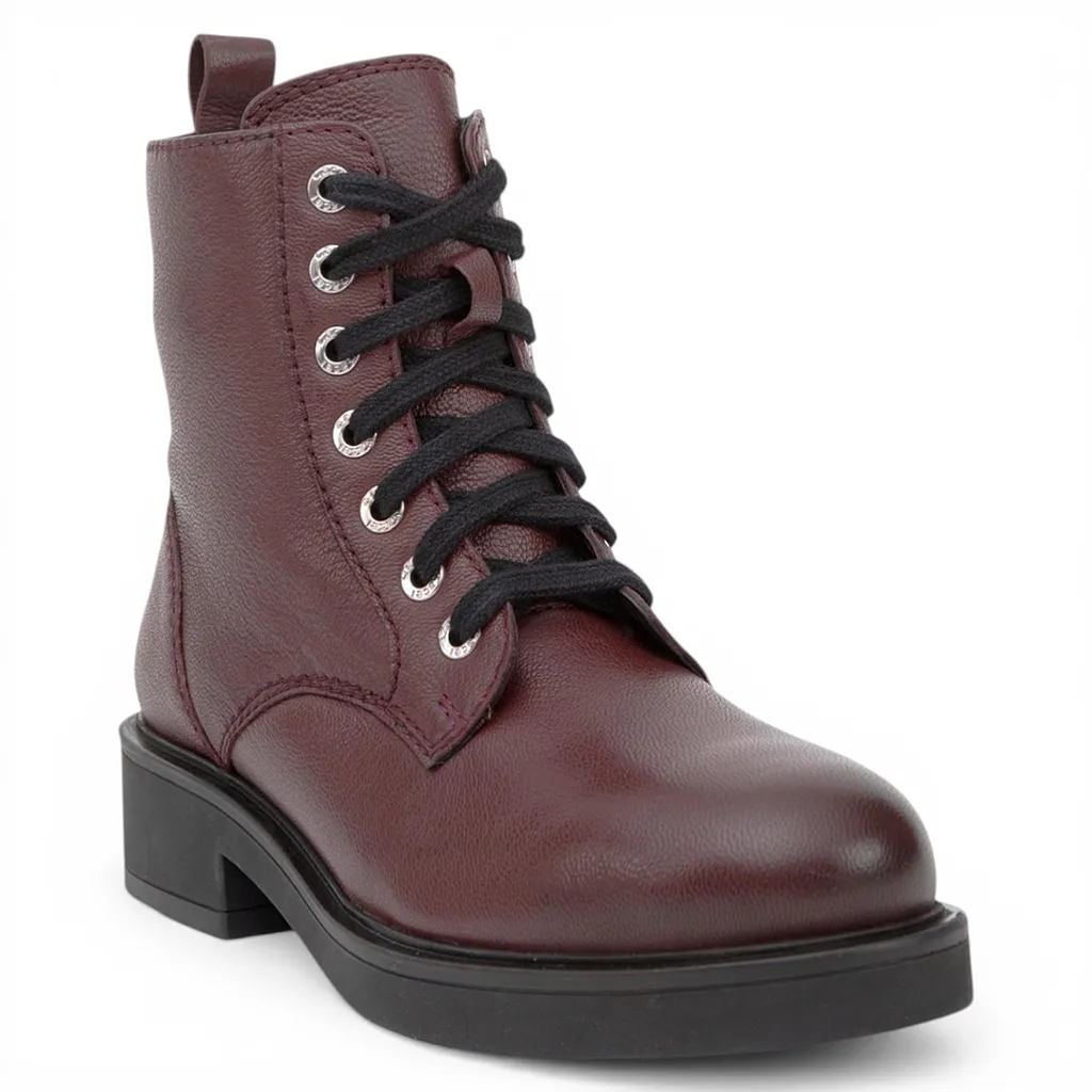 Botin Mujer Napa Burdeo Dahlia Gacel