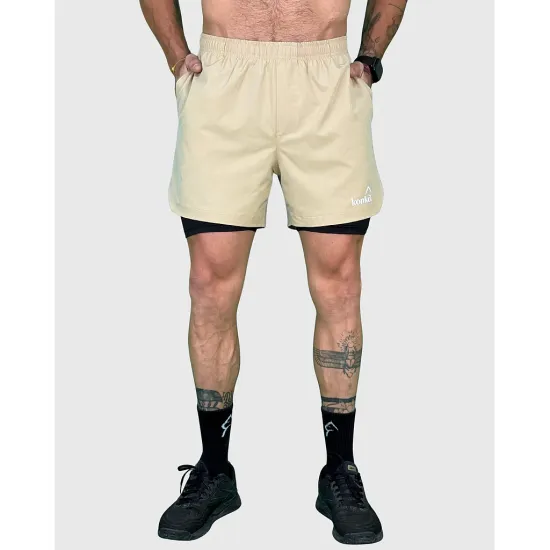 Short Hombre 2 en 1 Hyperflex Clay Konko