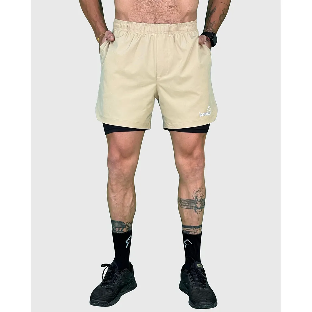 Short Hombre 2 en 1 Hyperflex Clay Konko