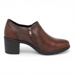 Zueco Mujer Siena Tacón Café Alquimia