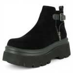 Botín Mujer Torino Plataforma Negro Alquimia