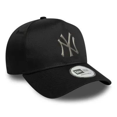 Jockey New Era 9Forty Yankees Negro OSFM Metalizado