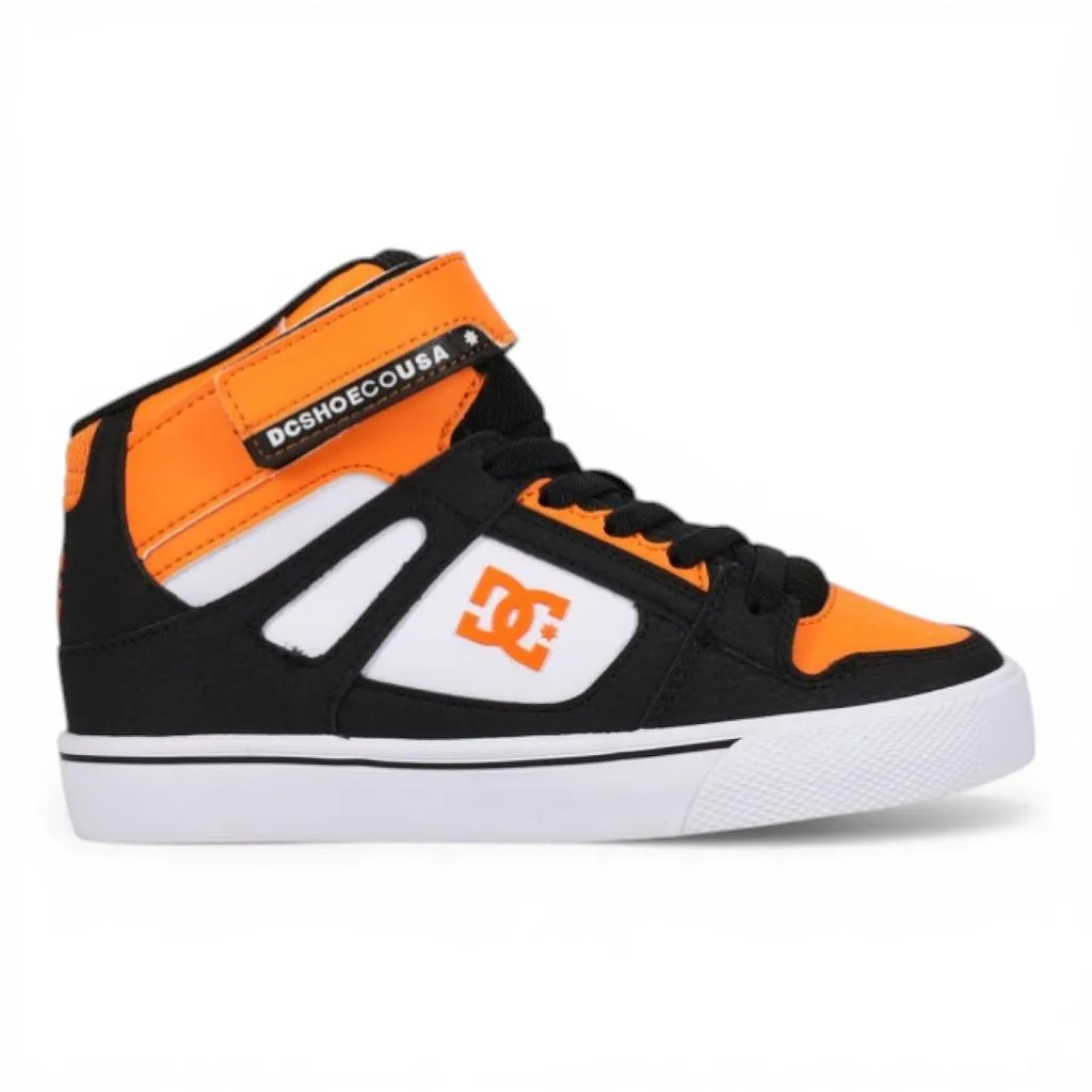 Zapatilla Juvenil Pure Hi Top Ev Orange DC