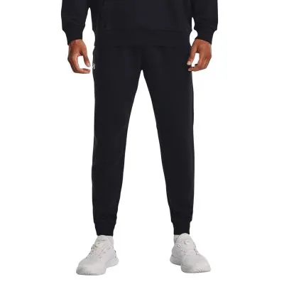 Pantalón Buzo Jogger Rival Fleece Hombre Negro Under Armour