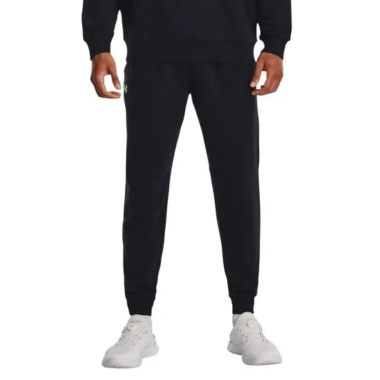 Pantalón Buzo Jogger Rival Fleece Hombre Negro Under Armour