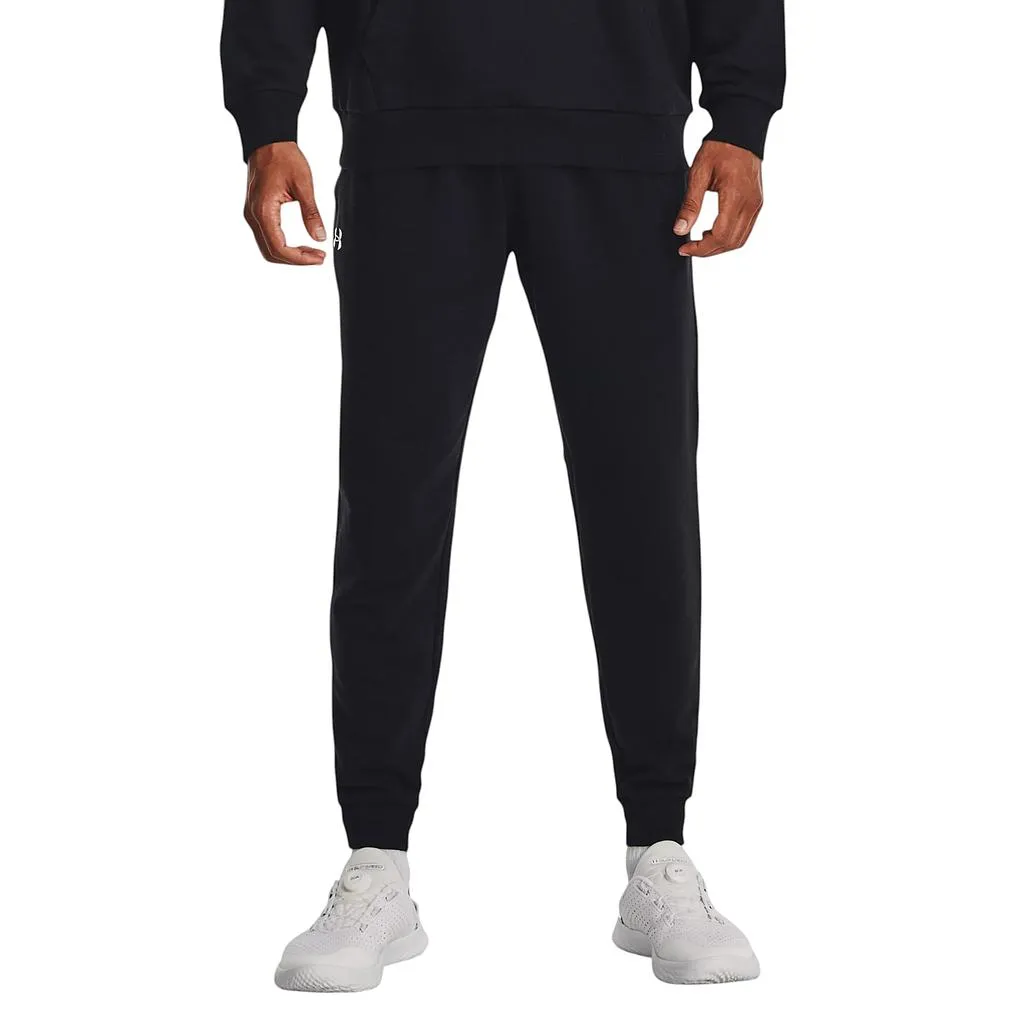 Pantalón Buzo Jogger Rival Fleece Hombre Negro Under Armour