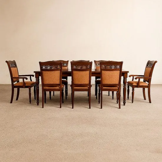 Juego Comedor Le Blanc 6 Sillas 2 Sitiales Cic