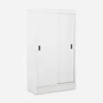 Clóset Caburgua 2 Puertas Corredera Blanco Cic
