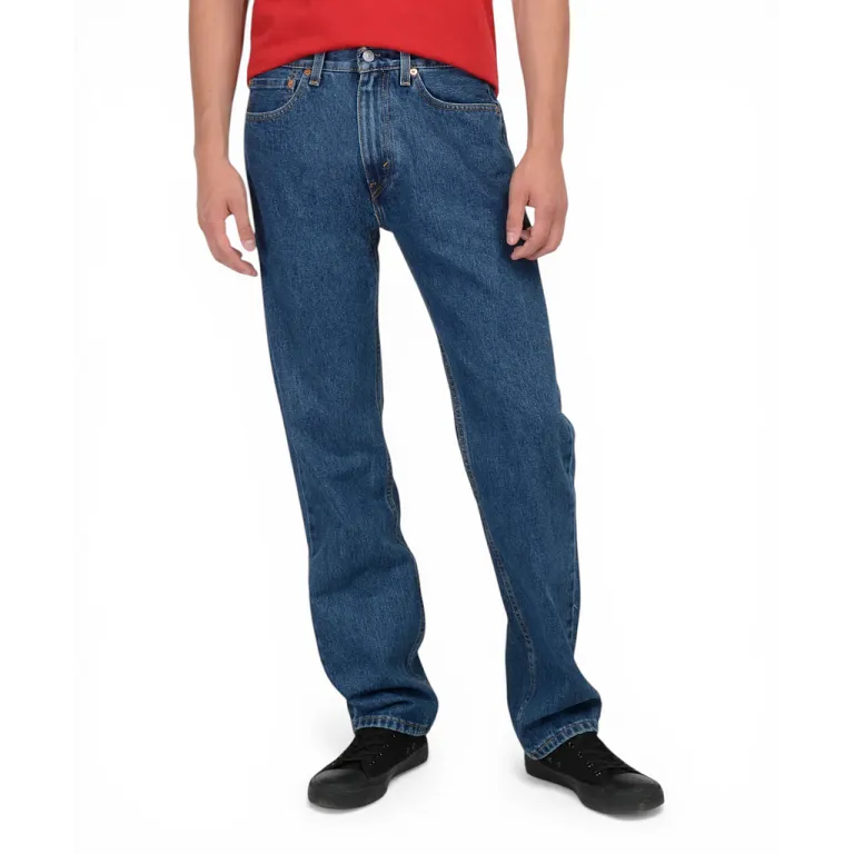 Jeans Hombre 505 Regular Azul Oscuro Recto Levis