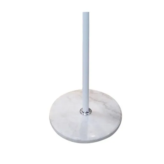 Perchero Madera Blanco Con Base Mármol - Imagen 3