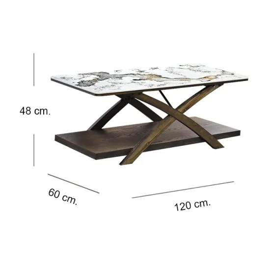 Mesa Centro Stone Brown Msa - Imagen 4