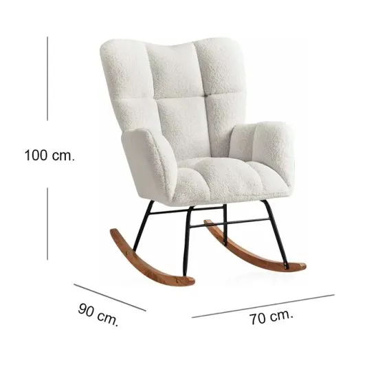 Sitial Mecedora White Strong  Msa - Imagen 4