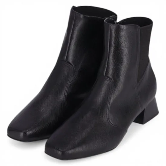 Botin Mujer Taco Bloque Negro Stretch Piccadilly - Imagen 2