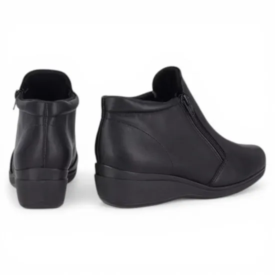 Botin Mujer Plataforma Negro Beth Comfort Piccadilly - Imagen 2