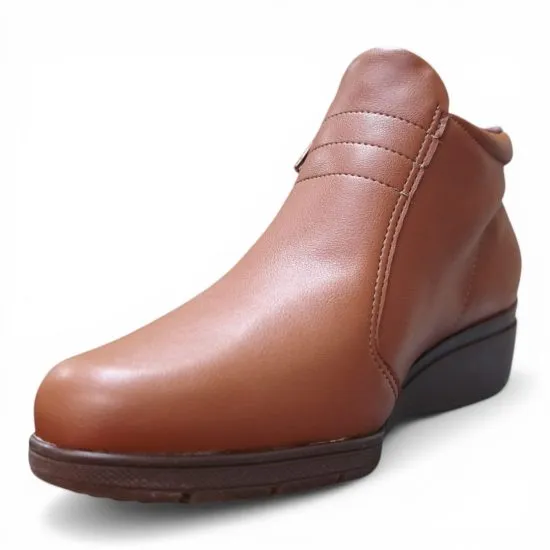 Botin Mujer Plataforma Café Stretch Piccadilly - Imagen 4