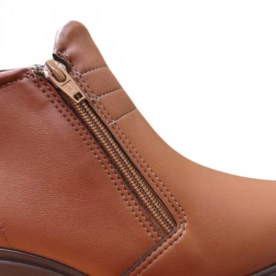 Botin Mujer Plataforma Café Stretch Piccadilly - Imagen 5