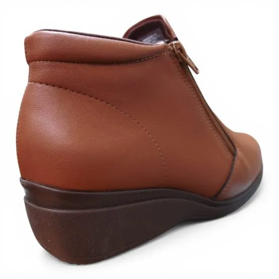 Botin Mujer Plataforma Café Stretch Piccadilly - Imagen 6