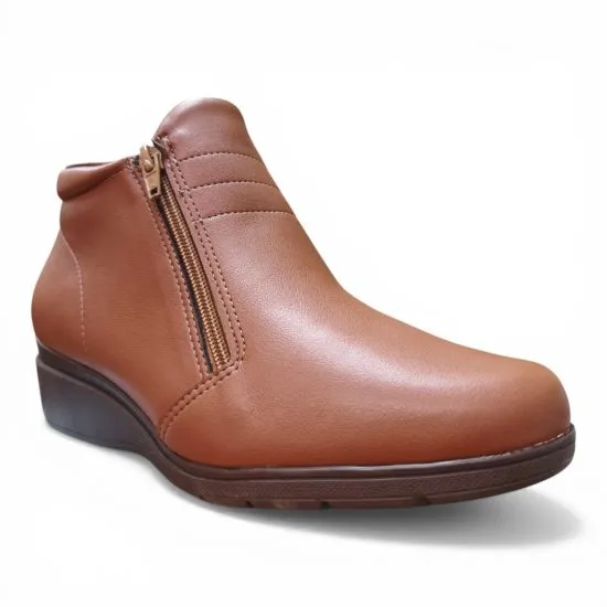 Botin Mujer Plataforma Café Stretch Piccadilly - Imagen 8