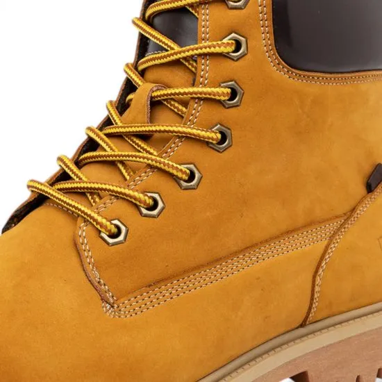 Botin Hombre Cuero Timber Amarillo Casual Adixt - Imagen 4