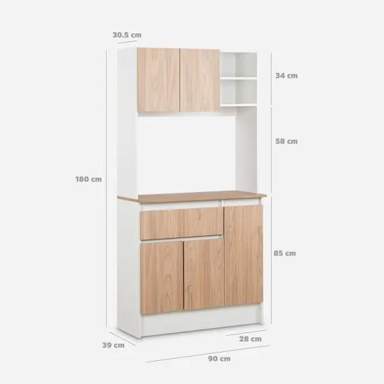 Mueble Cocina 90x180x39cm Marsella Cic - Imagen 3
