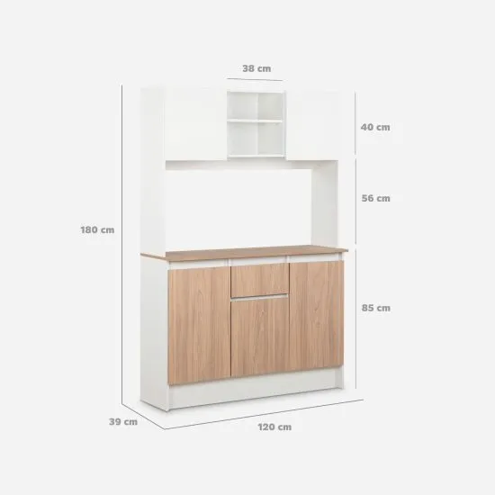 Mueble Cocina 120X180X39 Capri Cic - Imagen 3