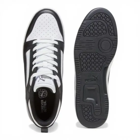 Zapatilla Hombre Rebound V6 Low White Black Puma - Imagen 7