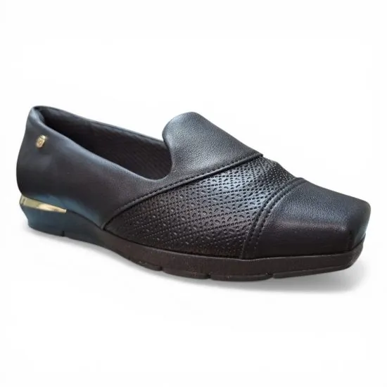 Zapato Mujer Bajo Negro Comodo Elegante Piccadilly - Imagen 2