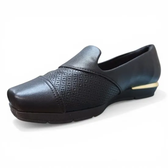 Zapato Mujer Bajo Negro Comodo Elegante Piccadilly - Imagen 3
