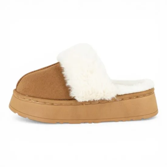 Pantufla Mujer Plataforma Chiporro Caramelo Nube Passer - Imagen 2
