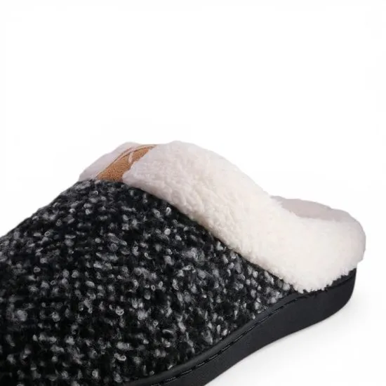 Pantufla Mujer Descanso Chiporro Negro Jaspeado Alba Passer - Imagen 4