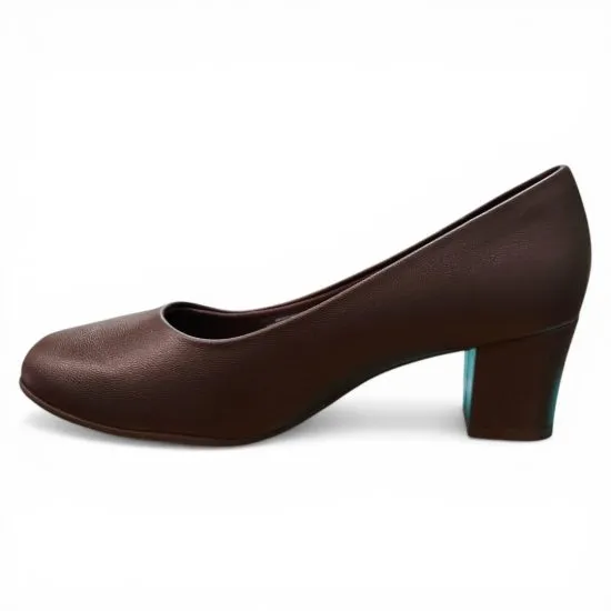 Zapato Mujer Taco Alto Cafe Madeira Piccadilly - Imagen 2