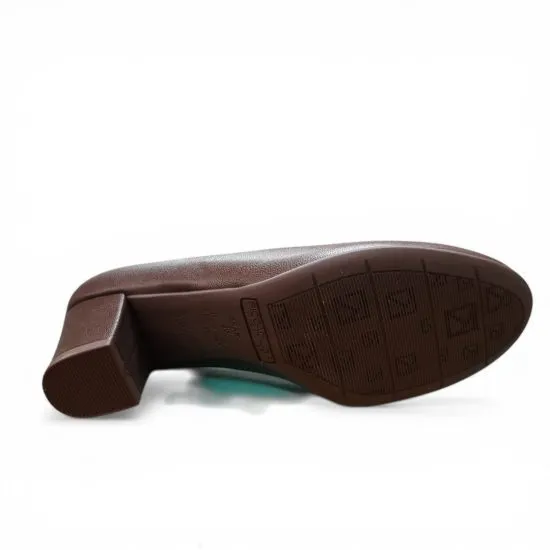 Zapato Mujer Taco Alto Cafe Madeira Piccadilly - Imagen 3
