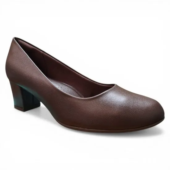 Zapato Mujer Taco Alto Cafe Madeira Piccadilly - Imagen 8