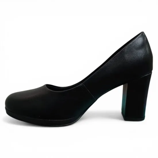 Zapato Mujer Taco Alto Negro Clasico Piccadilly - Imagen 3