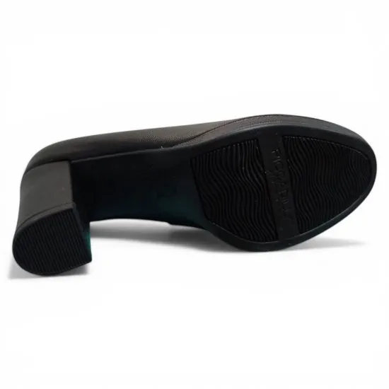 Zapato Mujer Taco Alto Negro Clasico Piccadilly - Imagen 7