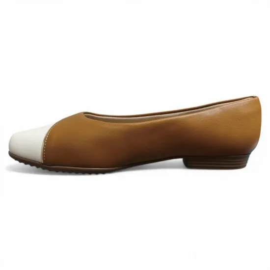 Balerina Mujer Cafe Beige Comoda Piccadilly - Imagen 2
