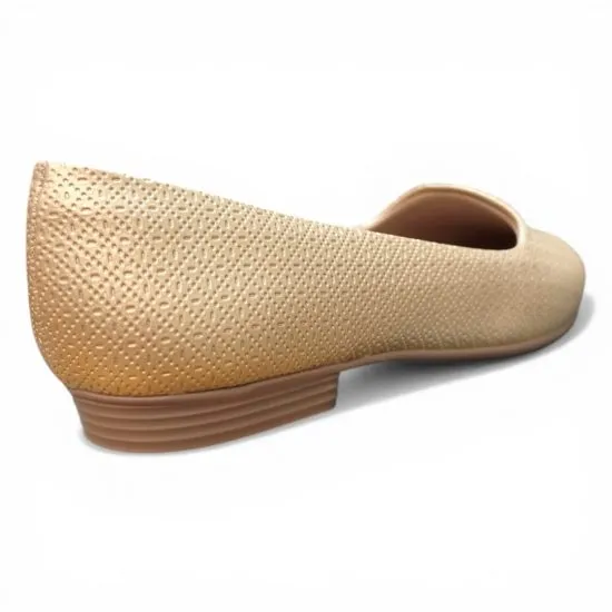 Zapato Mujer Bajo Dorado Comodo Piccadilly - Imagen 2