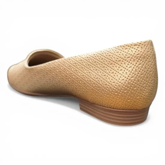 Zapato Mujer Bajo Dorado Comodo Piccadilly - Imagen 6